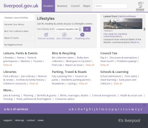 liverpool.gov.uk - launch day
