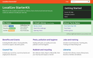 Passive personalization based on previous visits.