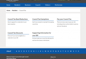 Blaenau Gwent CBC Council Tax