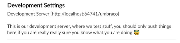 Custom server messages
