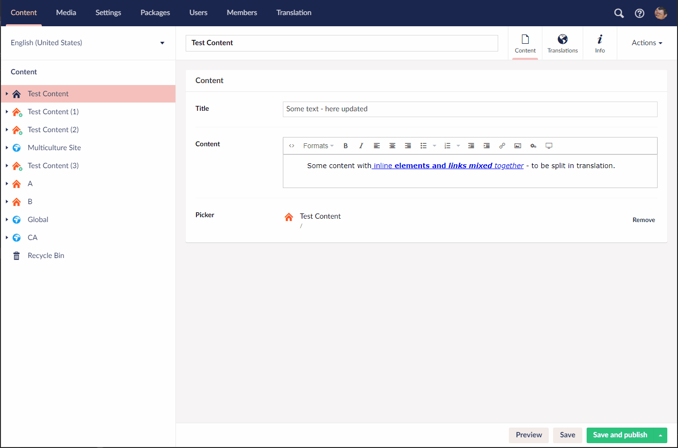 opening on the right