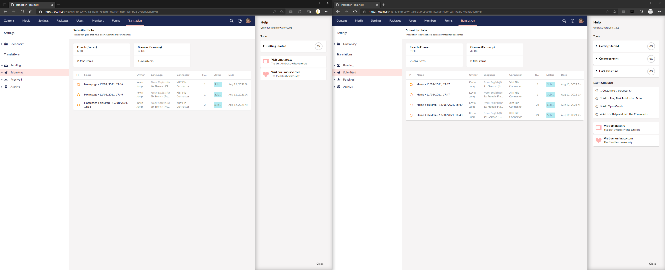 It isn't a multi-targted release without the side by side pick