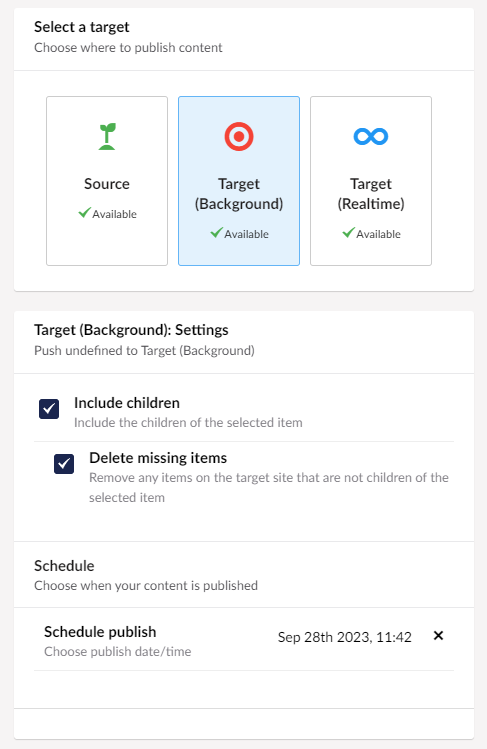 Scheduling in the background